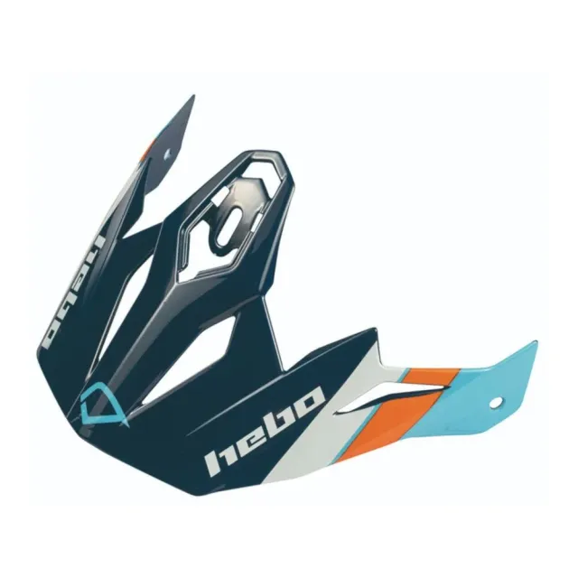 Hebo Zone 5 T-Nine visiera casco trial nera