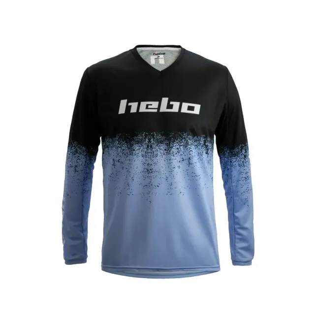 Hebo Pro V Dripped maglia junior blu traspirante