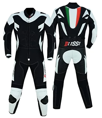 Bi Esse Tuta Minimoto Pelle Bambino XS 7 Anni Nero