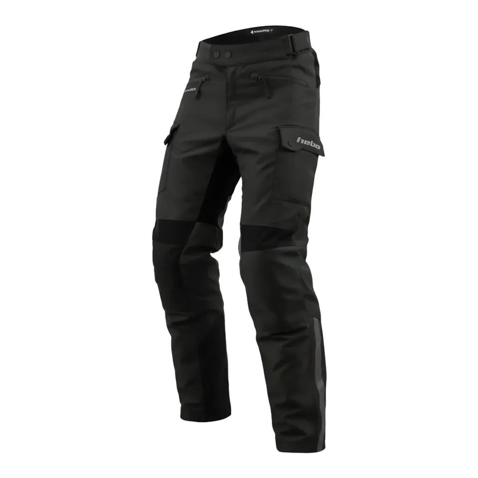 Hebo DS Explorer pantaloni adventure neri impermeabili
