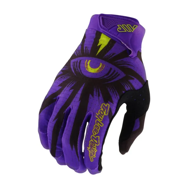 Troy Lee Designs Air Cyclops guanti moto Neo Purple vestibilità