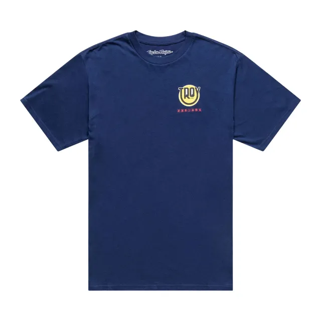 Troy Lee Designs Happy Dayz Navy t-shirt manica corta cotone