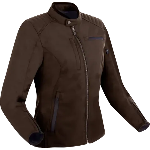 Segura Lady Eternal Giubbotto Moto Marrone Tessuto Donna