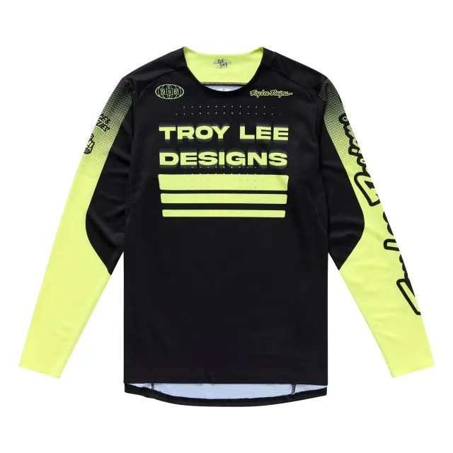 Troy Lee Designs Sprint Segment maglia mtb nera traspirante