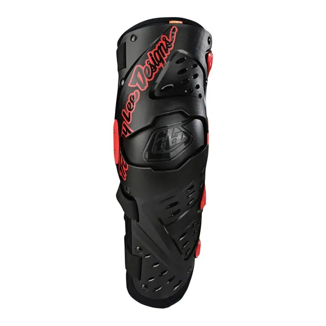 Troy Lee Designs Triad ginocchiere moto nero rigide