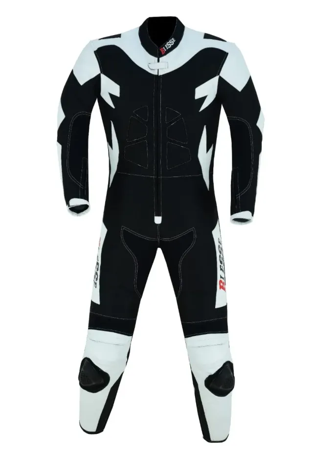 Bi Esse Tuta Minimoto Pelle Bambino XS 7 Anni Nero