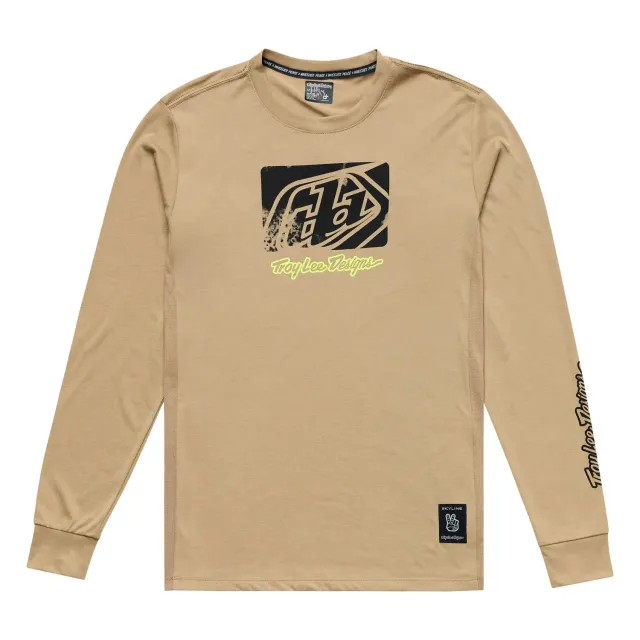 Troy Lee Designs Skyline Ride Tee Maglia MTB Timber Manica Lunga