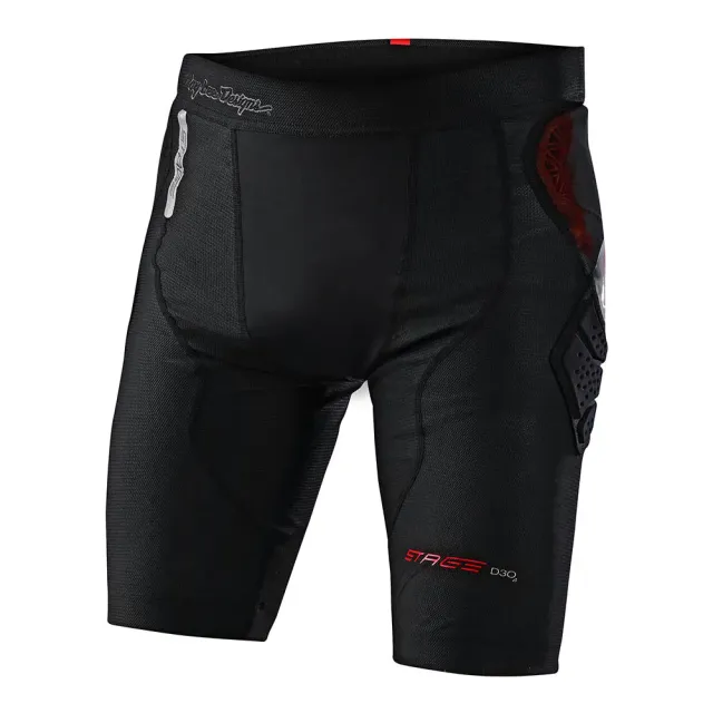 Troy Lee Designs Stage Ghost pantaloncino protettivo nero D3O