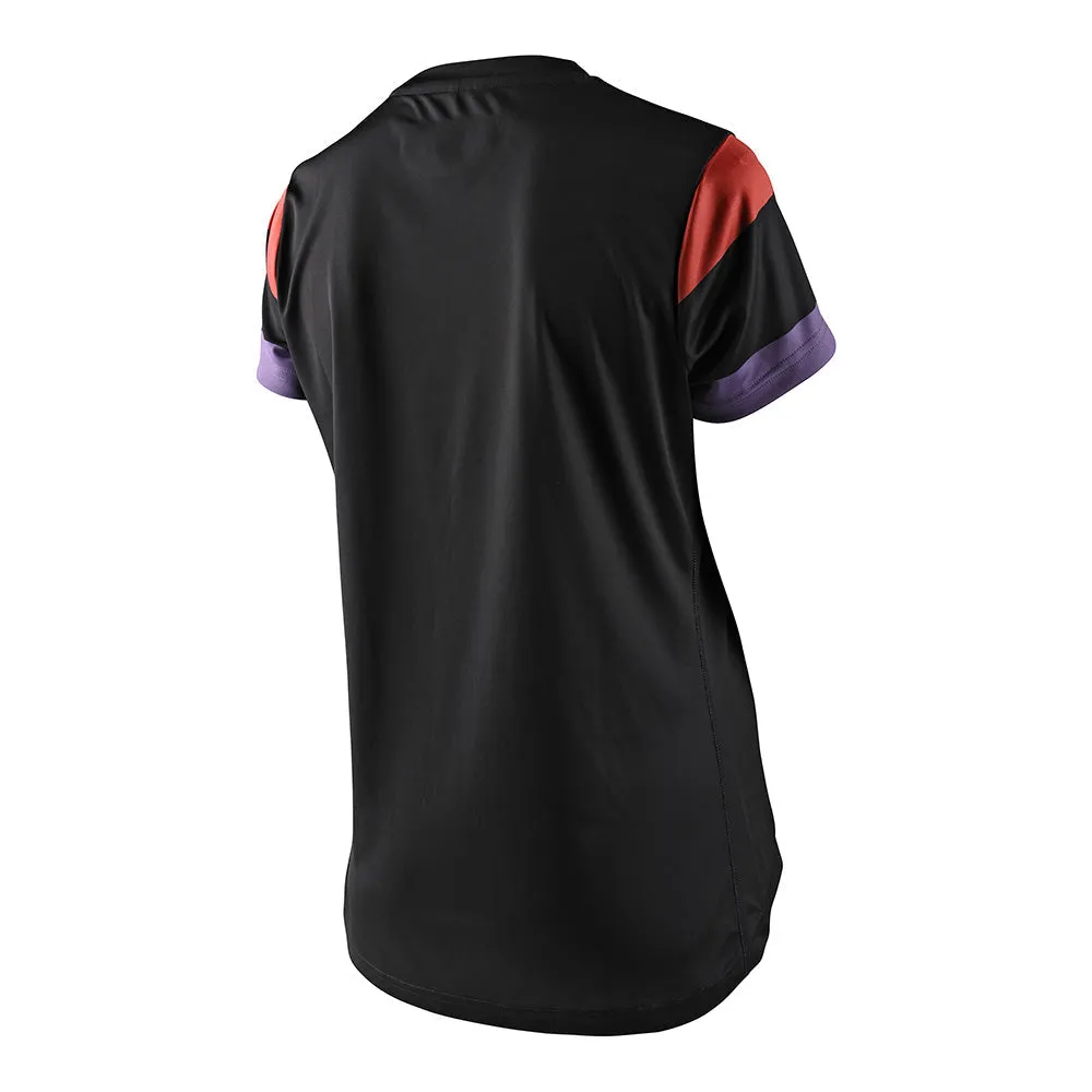 Troy Lee Designs Lilium maglia bici donna nera manica corta