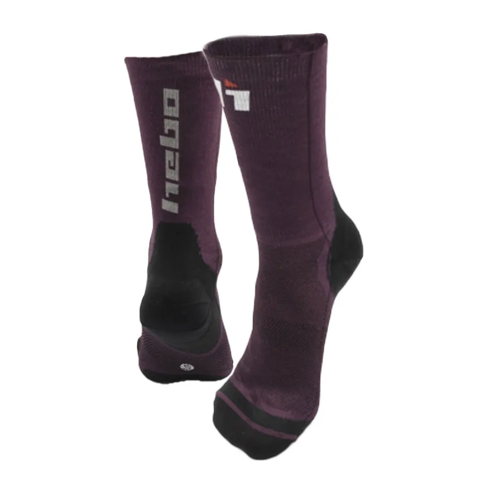 Hebo Mid-Calf Solid HB6407 calze moto nere 43-46