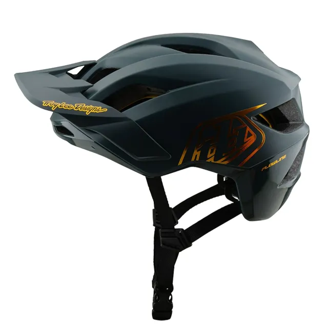 Troy Lee Designs Flowline MIPS casco bici grigio-oro 5 stelle