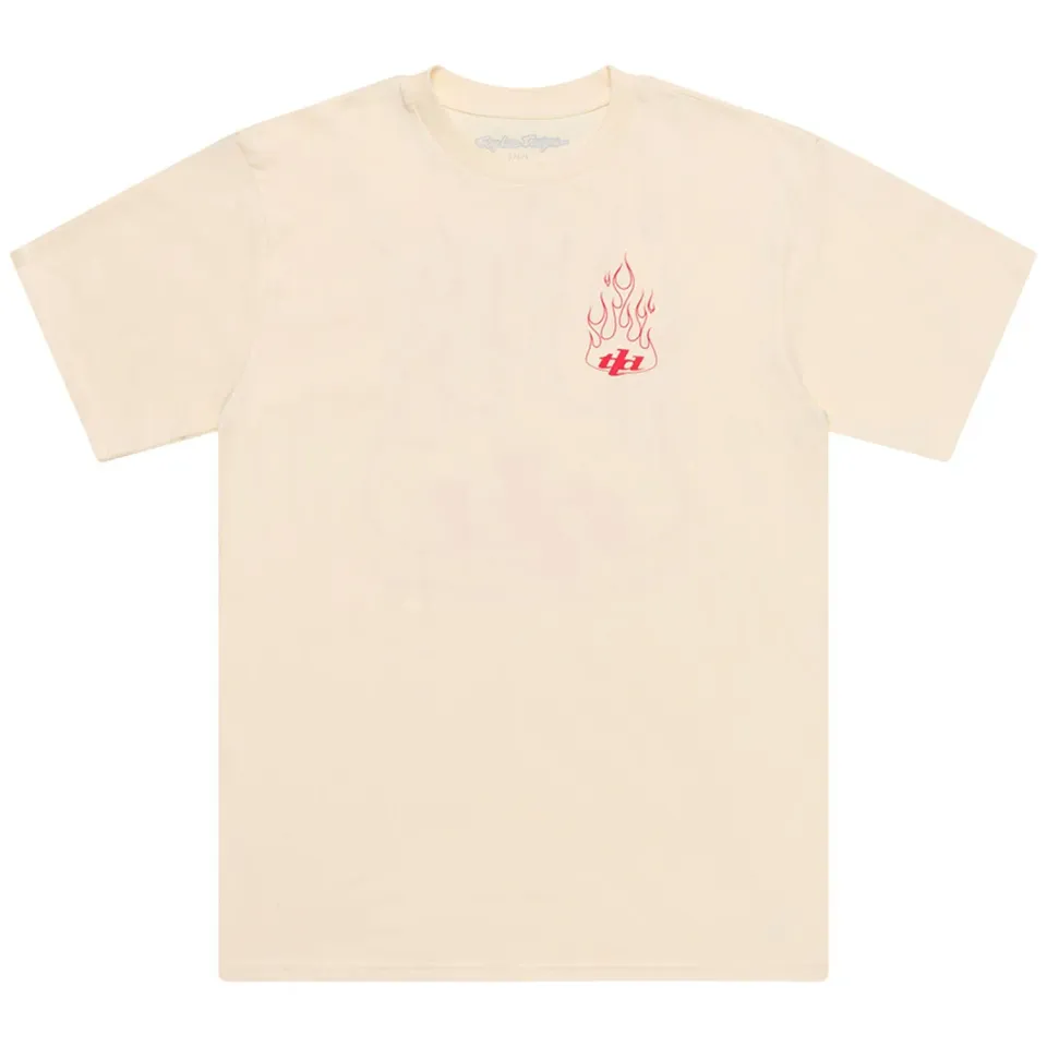 Troy Lee Designs Torched t-shirt Vintage White cotone