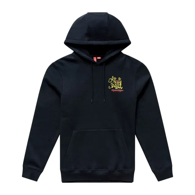 Troy Lee Designs Heritage felpa cappuccio nero pullover