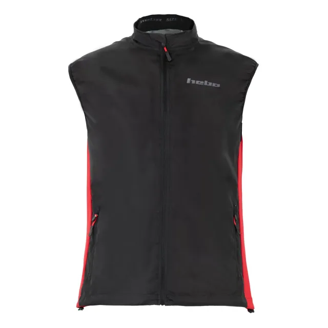 Hebo Line 2.0 gilet moto rosso antivento leggero
