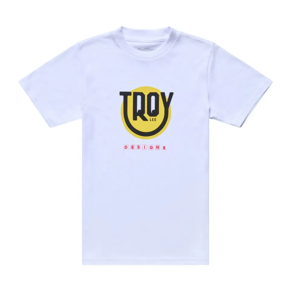 Troy Lee Designs Happy Dayz maglietta bimbo Bianco