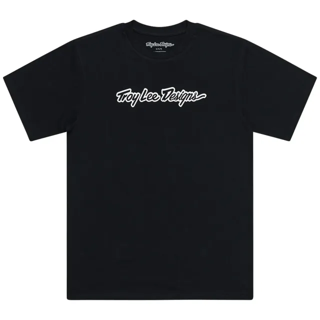 Troy Lee Designs Signature t-shirt manica corta nero cotone