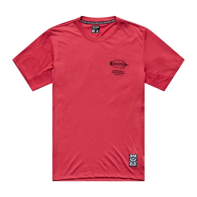 Troy Lee Designs Skyline Ride t-shirt bici Ember Red traspirante