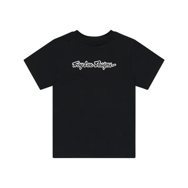 Troy Lee Designs Signature t-shirt donna nera manica corta