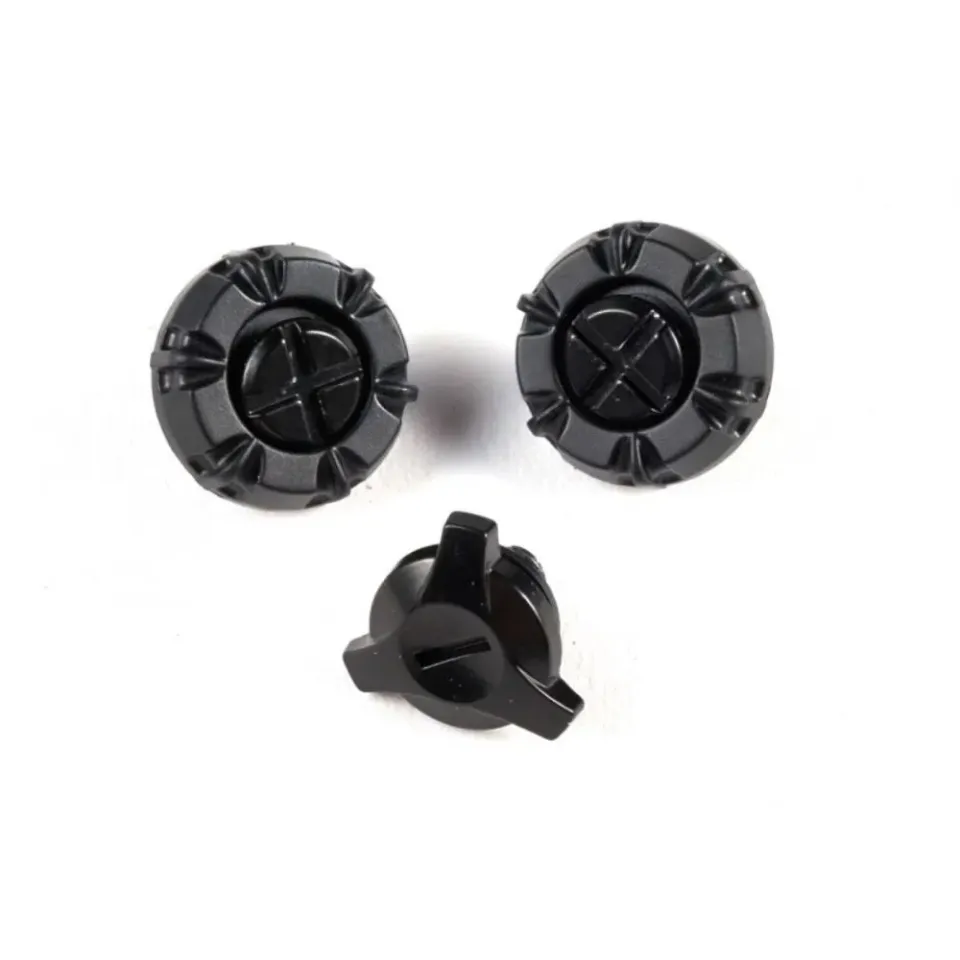 Hebo Stage Striker set 3 viti visiera acciaio nero