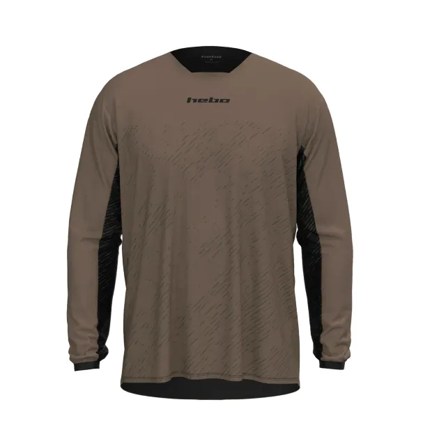 Hebo Scratch Xtrem maglia enduro marrone nido ape