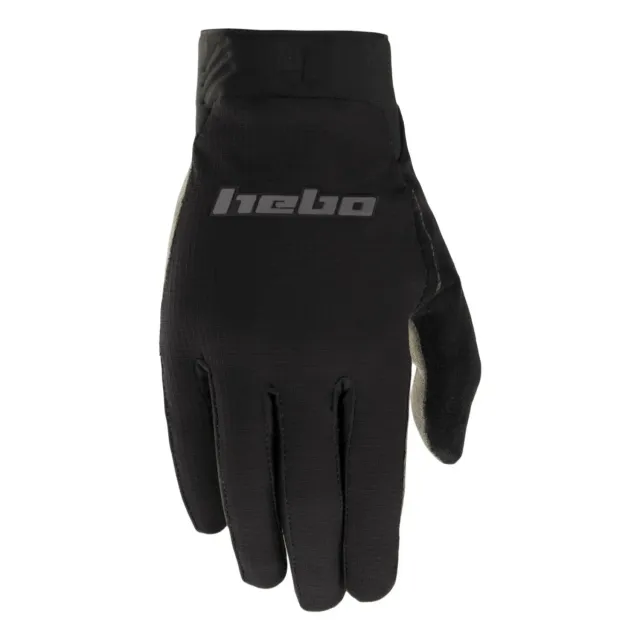 Hebo Tech Gloves guanti moto neri grip precurvati