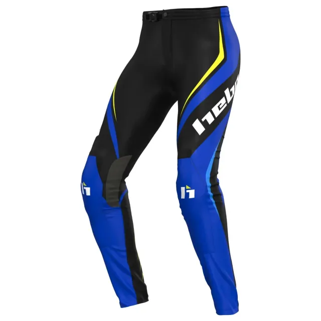 Hebo Pro Trial Classic pantaloni trial blu con ginocchiere
