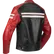 Segura Romeo giubbotto moto uomo pelle bufalo nero rosso