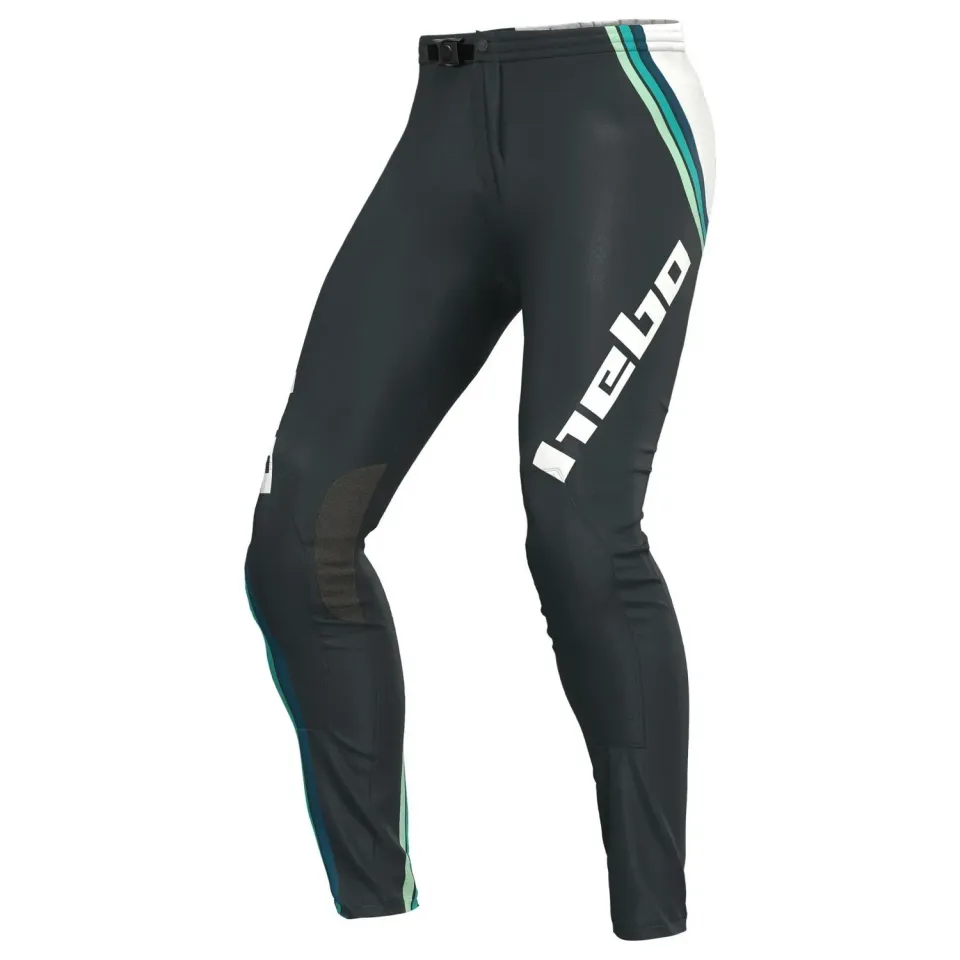 Hebo Pro Trial Retro HE3221V pantaloni trial verdi