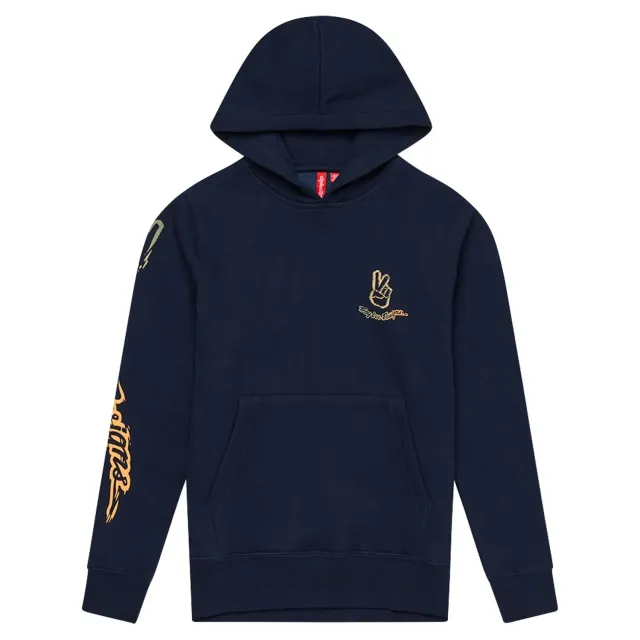 Troy Lee Designs Youth Pullover felpa ragazzo Navy Peace Out