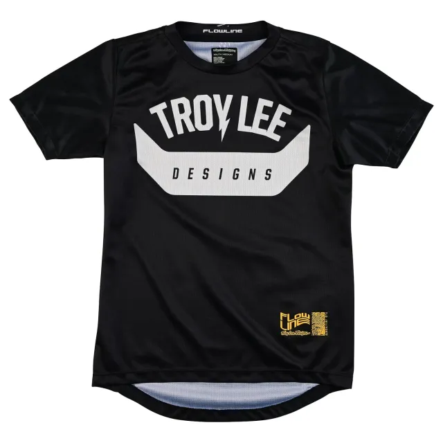 Troy Lee Designs Flowline maglia bici bambino Nero