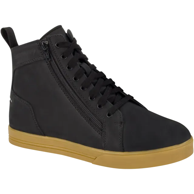 Segura Braxton scarpe moto pelle nere deperlandi